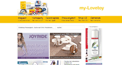 Desktop Screenshot of my-lovetoy.com